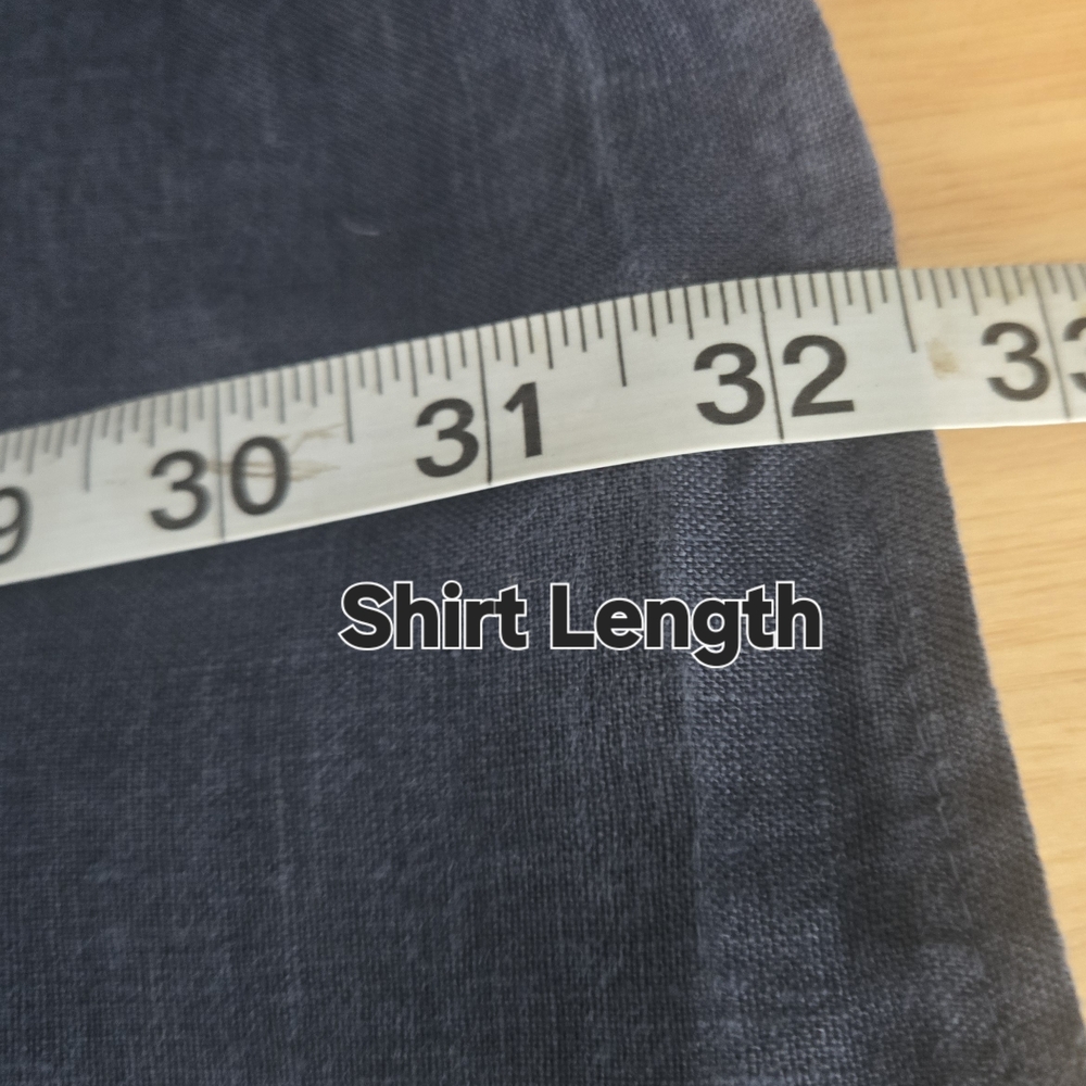 Navy Blue Button-Down Tunic - Picture 8 of 8